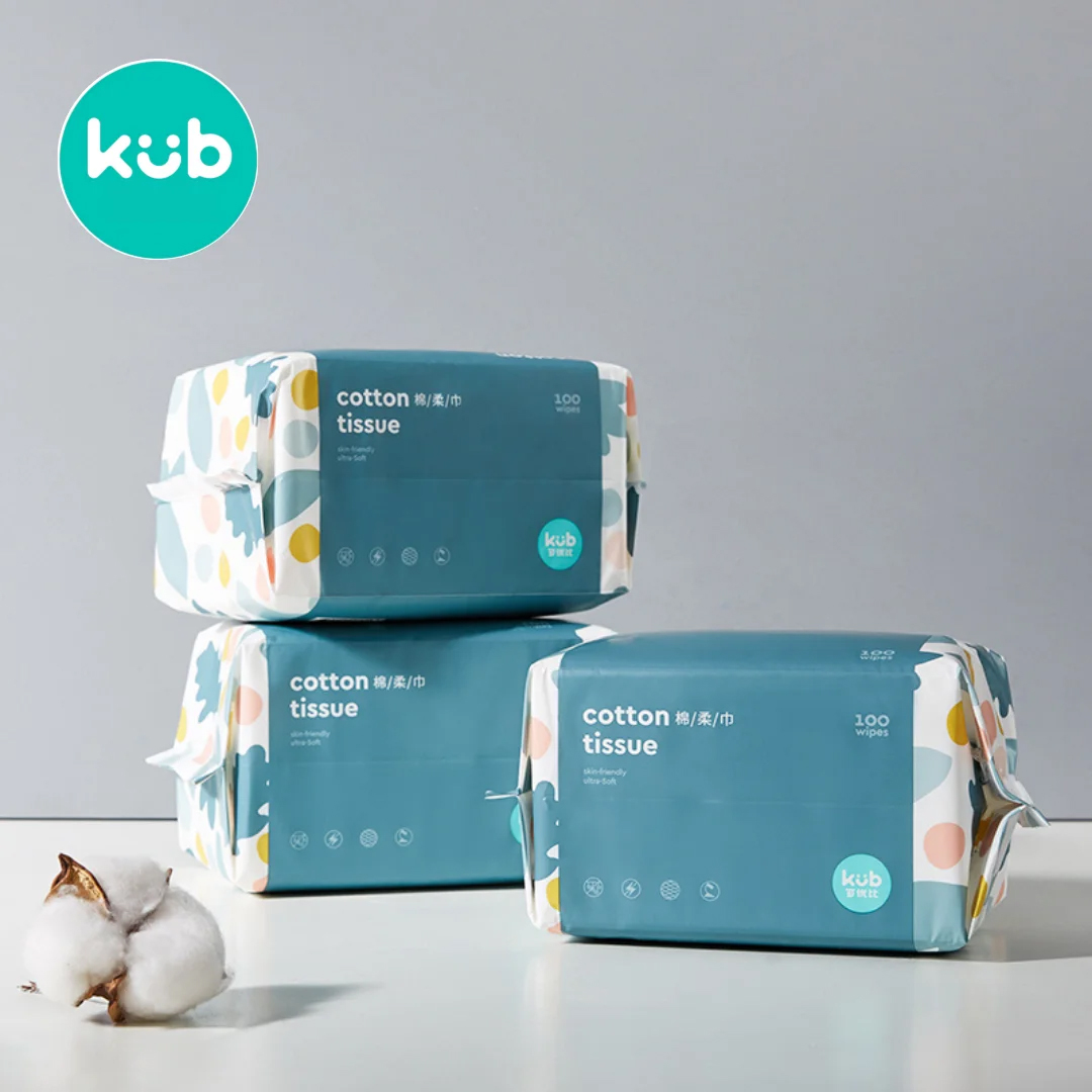 KUB Dry Cotton Tissue 100 Pcs